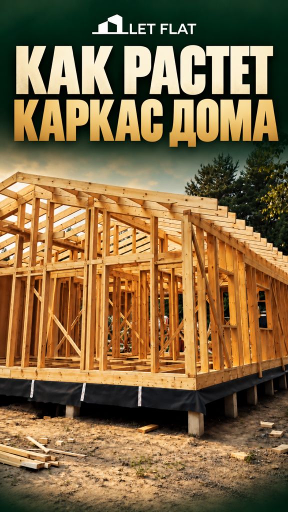 Как растет каркас дома